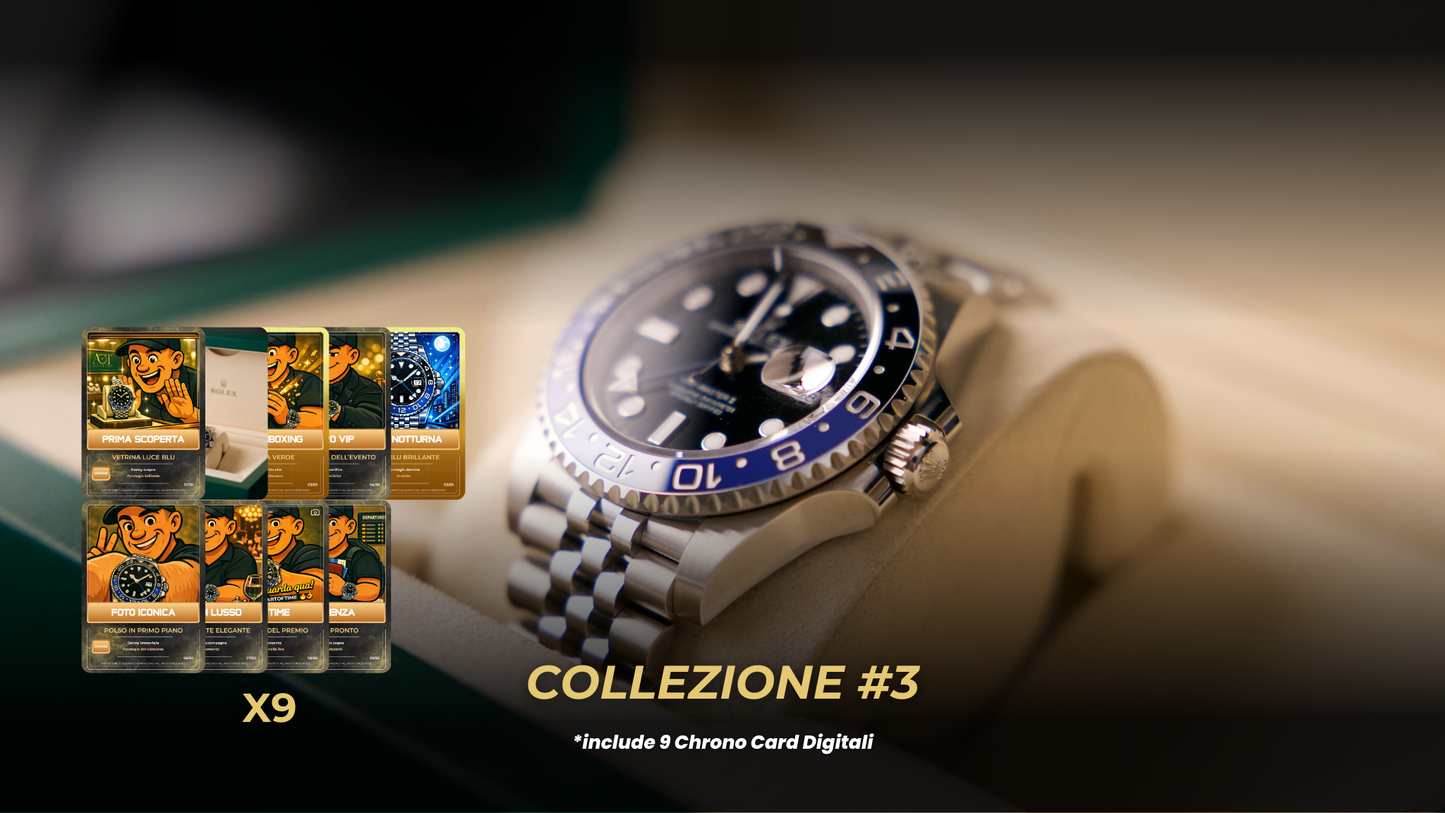 Chrono Card Digitali by Danny Lazzarin | Rolex GMT MASTER II ''Batgirl''