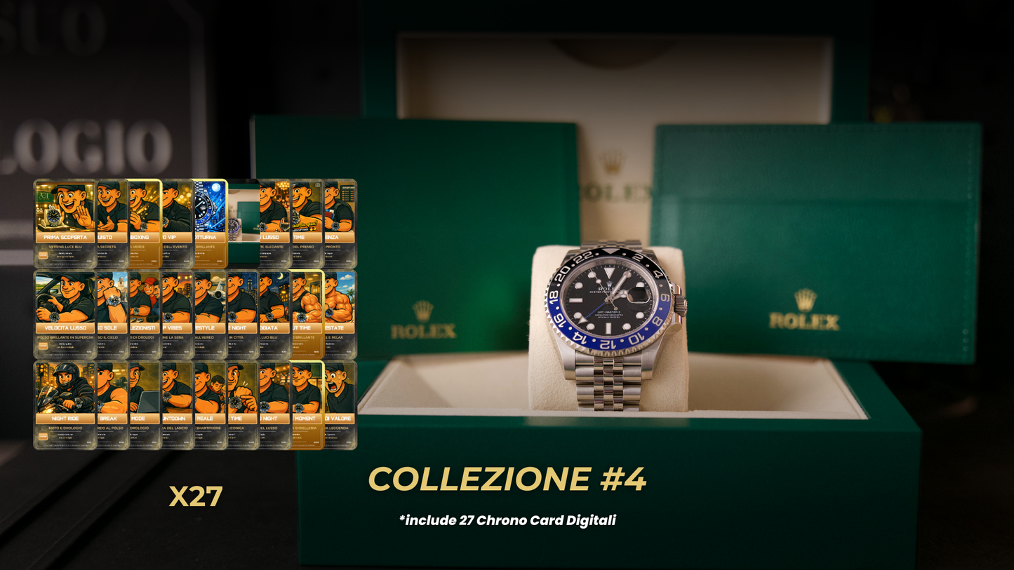 Chrono Card Digitali by Danny Lazzarin | Rolex GMT MASTER II ''Batgirl''