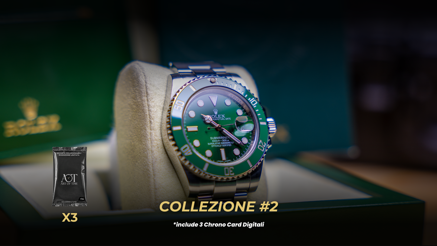 Chrono Card Digitali by Danny Lazzarin | Rolex Submariner ''HULK''