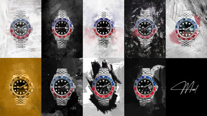Chronocards digitali by Danny Lazzarin | Contest Rolex Pepsi