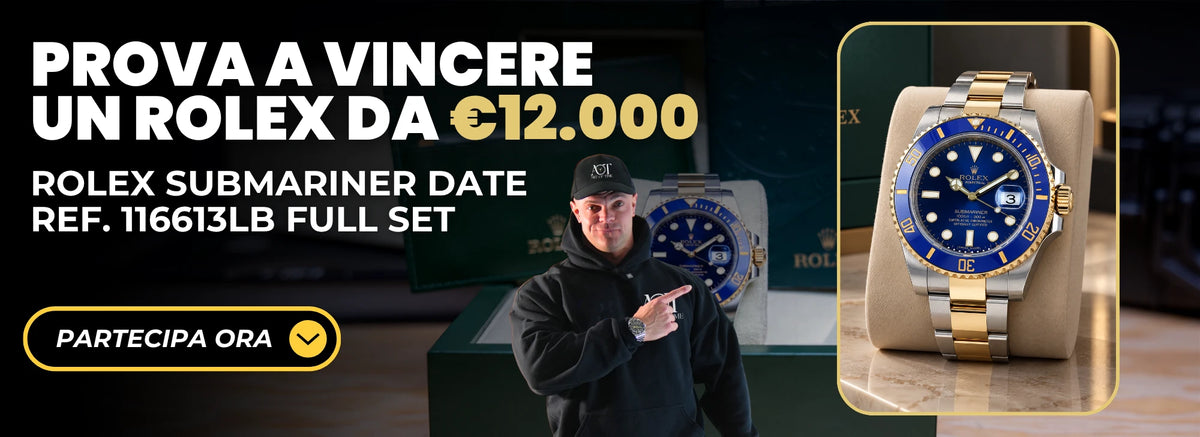 Prova a vincere un Rolex Submariner Date 116613LB da 12.000 euro - Partecipa ora